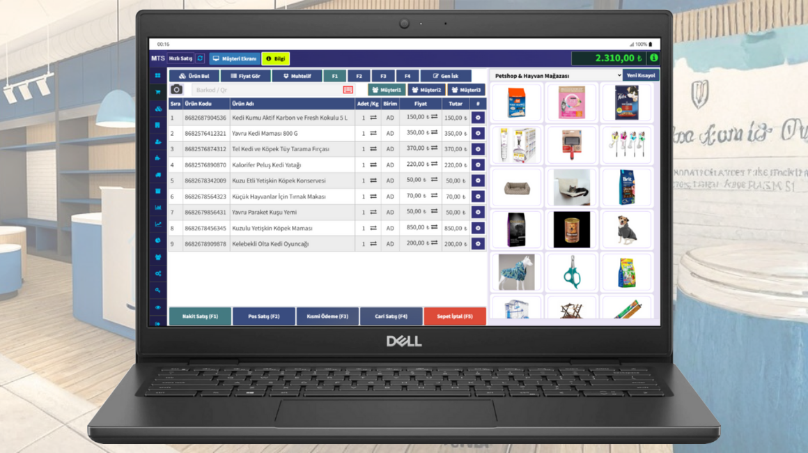 Petshop satış sistemi
