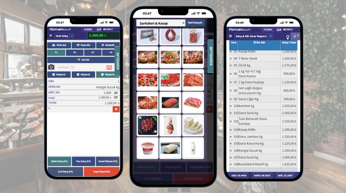 Şarküteri kasap barkod sistemi